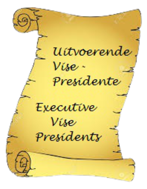 Uitvoerende Vise-Presidente / Executive Vice-Presidents