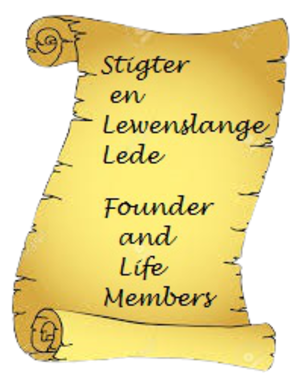 Stigter en Lewenslange Lede / Founder and Life Members