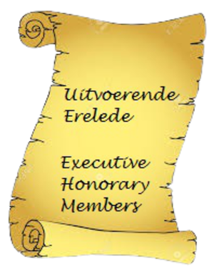 Uitvoerende Erelede / Executive Honorary Members